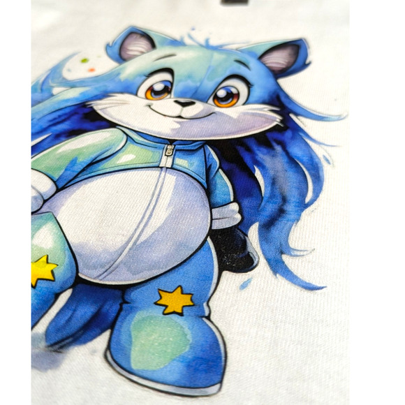 Space Fox - Graphic Tee - Size XS Youth - NWOT - Picture 5 of 7